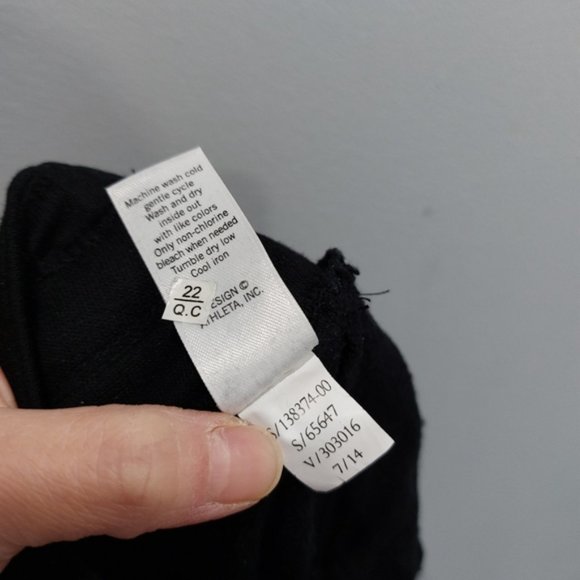 Athleta High Waisted Black Joggers Size Small - Picture 8 of 9